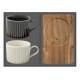 Coffret mugs BRISTROT DUO blanc/noir